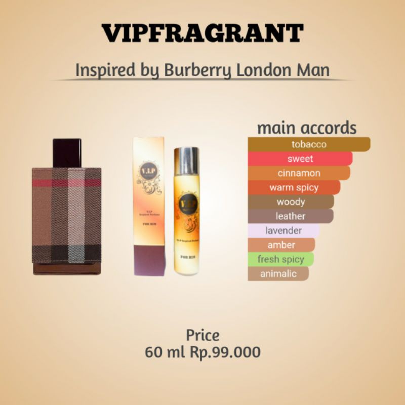 Vipfragrant Burberry London Men 60ml
