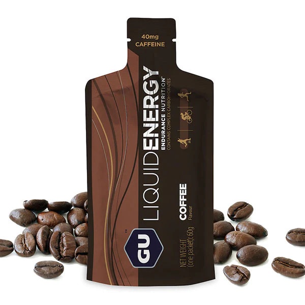 GU Energy Liquid COFFEE Gel tenaga lari sepeda renang Caffeine kafein