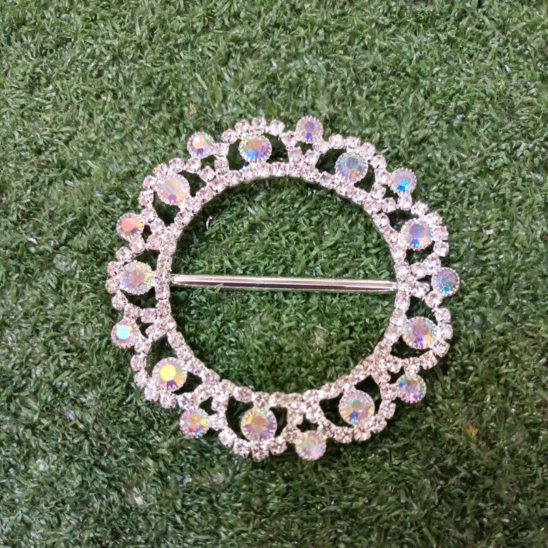 Fitalafita gesper kain lilit ring hijab Swarovski zircon