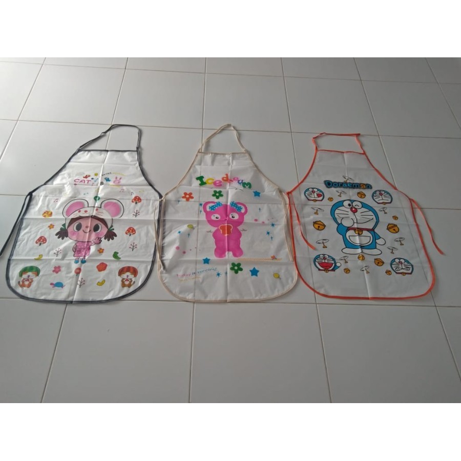 Celemek Dapur - Celemek Apron Karakter Kartun Lucu Anti Air WaterProof