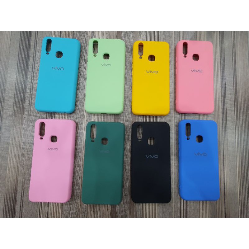 Softcase Silikon Case Macaron Logo Model Ori Candy Babycase Vivo Y12