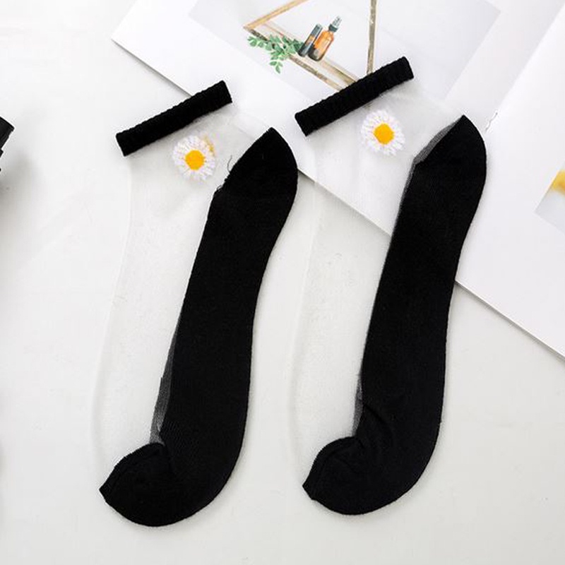 GANNISE - Kaos Kaki Polos Panjang Diatas Mata Kaki Kaoskaki Office Olahraga Fashion KK0007-KK0001 BLACK