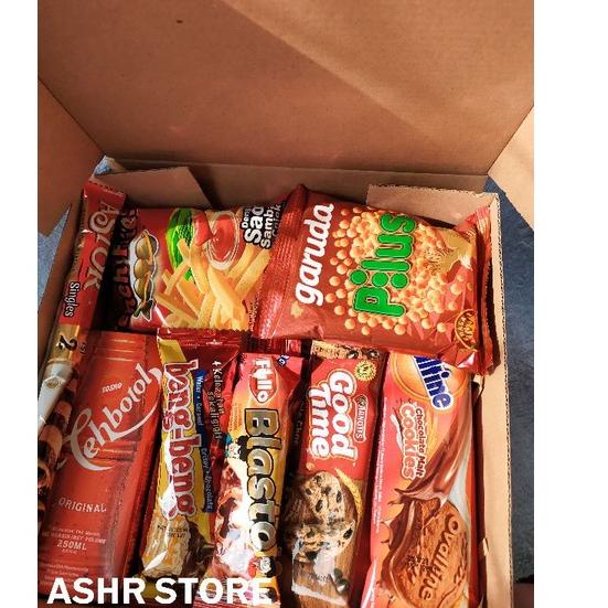 

HAT ϟ HAMPERS / GIFT BOX / SNACK BOX / KADO ULANG TAHUN / VALENTINE / ANNIVERSARY - PAKET MERAH ☢☢ R