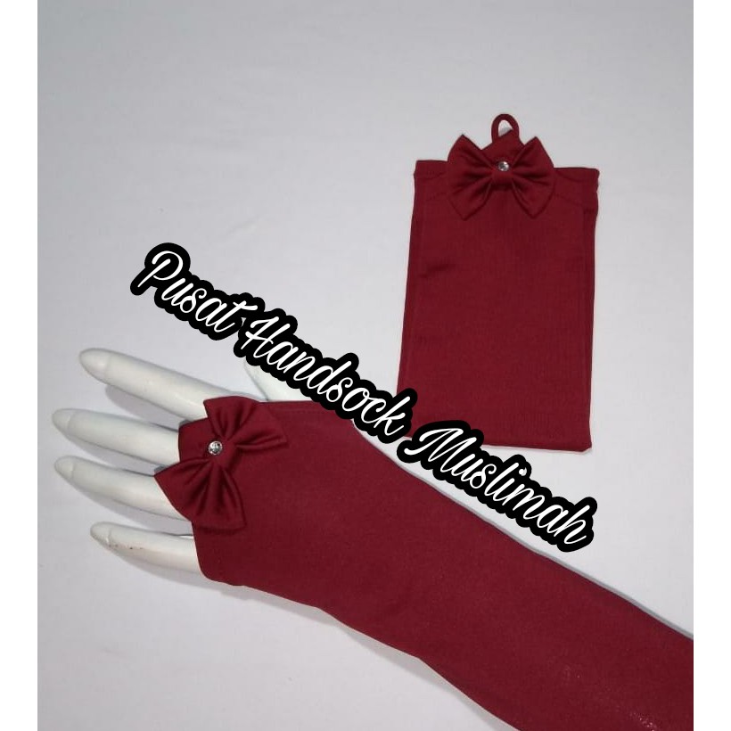 (PROMO)Handsock Cincin Pita Spandex Baloon/Handsok Fingerless Muslimah /Hansock Syar/Syar'i/