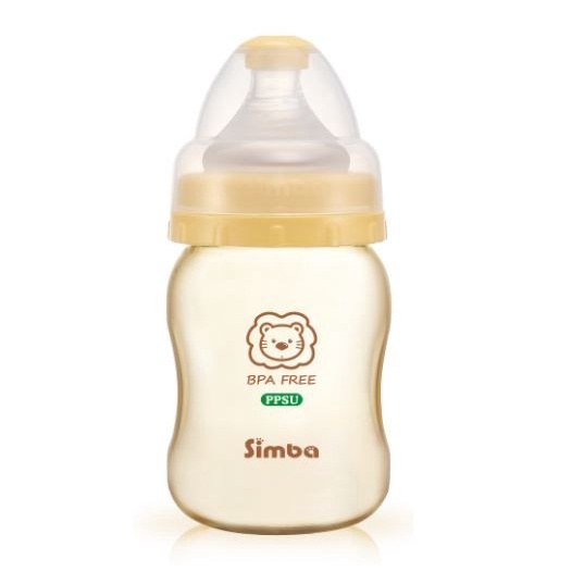 SIMBA PPSU Wide Neck Feeding Bottle Set 2pcs Botol susu Bayi PPSU