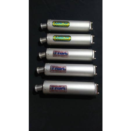 Silencer 2tak full Alumunium fiz r satria king ninja replika tyga arrow