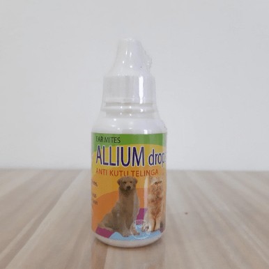 Obat Tetes Anti Kutu Telinga Kucing Anjing ALLIUM DROPS Drop 30ml