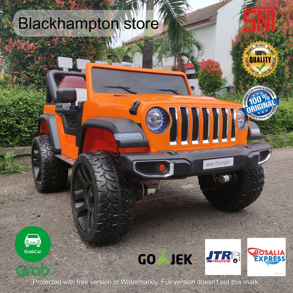 Mobil Aki Mainan Anak Murah Jeep Wrangler 4WD
