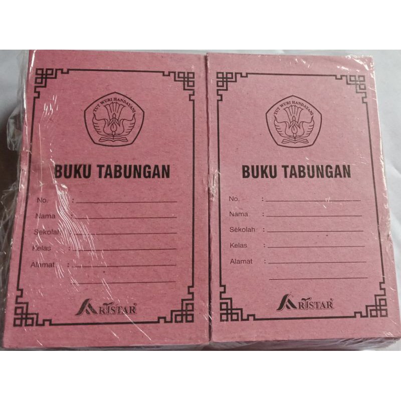 (ISI 50PCS) BUKU TABUNGAN SEKOLAH BUKU TABUNGAN MURAH BUKU TABUNGAN SEKOLAH MURAH BUKU TABUNGAN MURAH