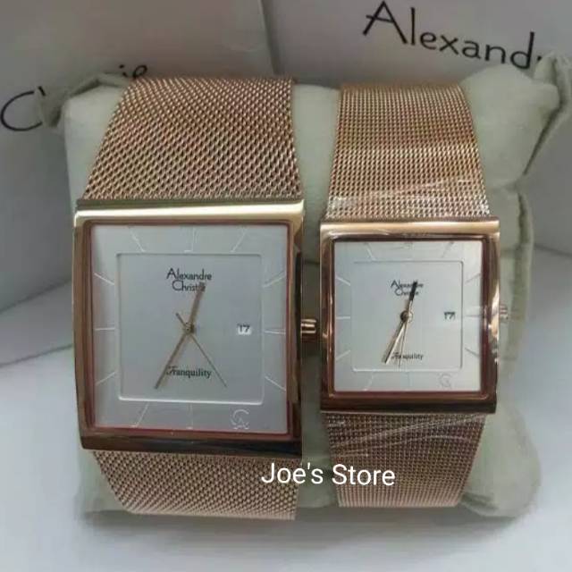 ALEXANDRE CHRISTIE AC 8333 Couple Rosegold Original