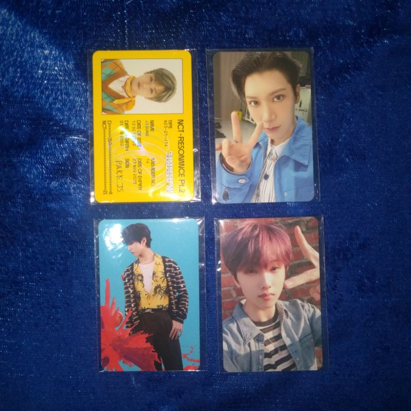 wts photocard ten departure, id jisung, ar clip jisung, ar selca jisung