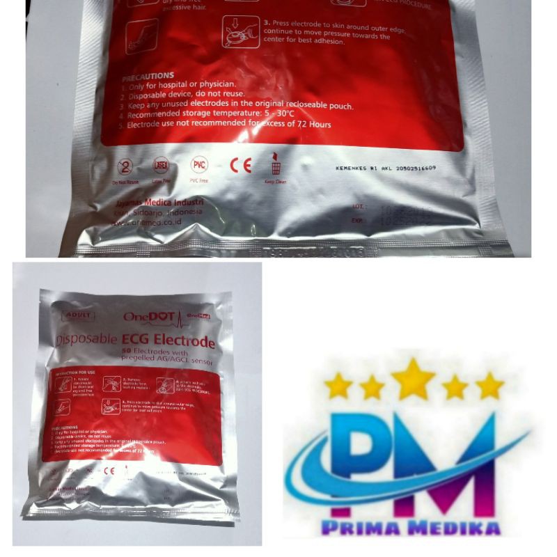 Disposable Electrode Pads OneMed OneDot ECG / Electrode Pad