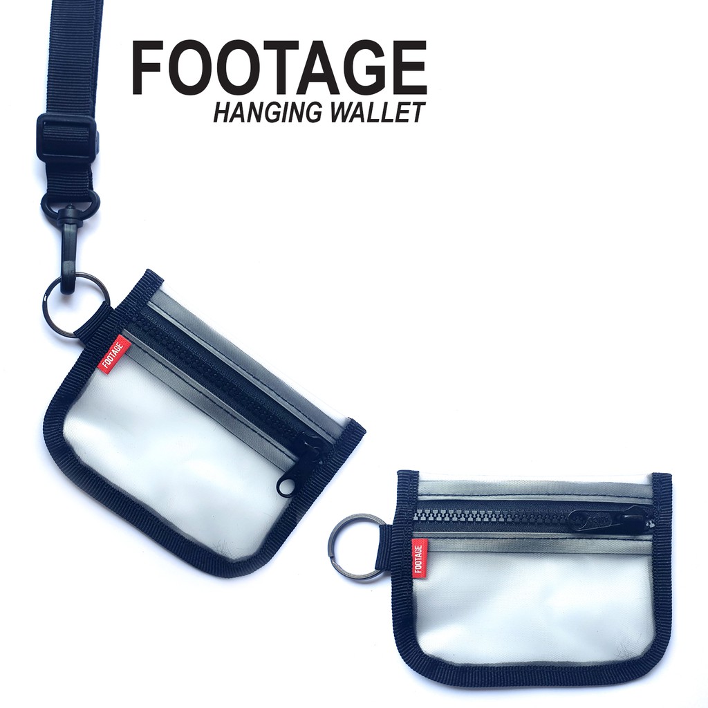 Dompet Kartu Footage TS02 HITAM TRANSPARAN