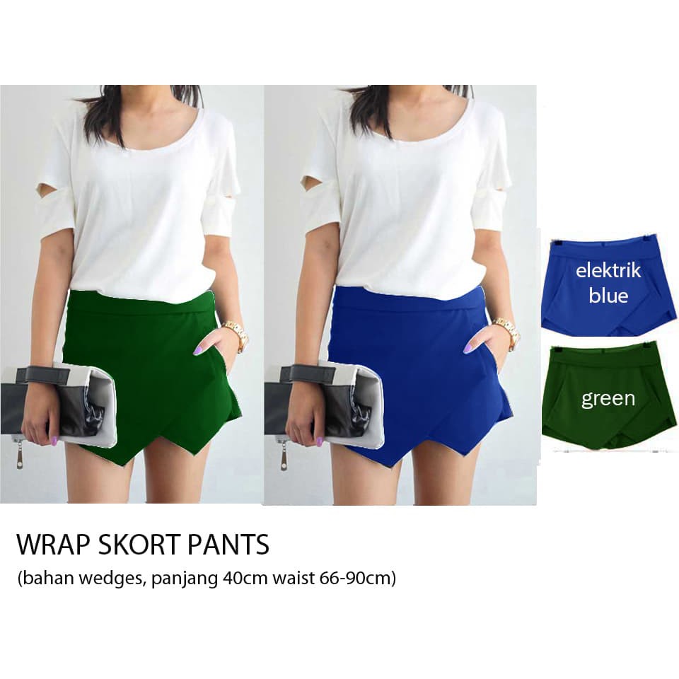 Celana Wrap Skort Pants