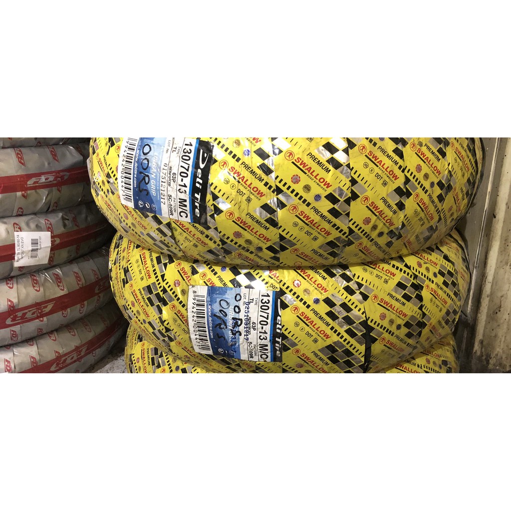 BAN LUAR BELAKANG TUBELESS NMAX 130/70-13 MERK SWALLOW