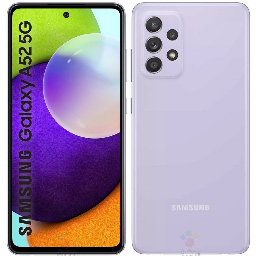 Samsung Galaxy A52 [8/128GB n 8/256GB] - Garansi Resmi-Violet 128GB