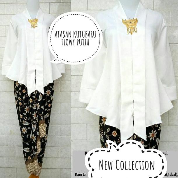 Atasan Kebaya Modern Warna Putih ,.,,,