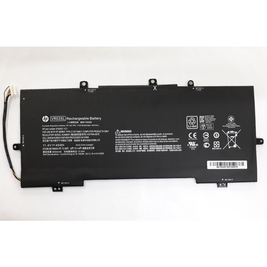 Original Baterai Batre Battery HP Envy 13-D040TU D045TU D050NA D055SA D026TU VR03XL