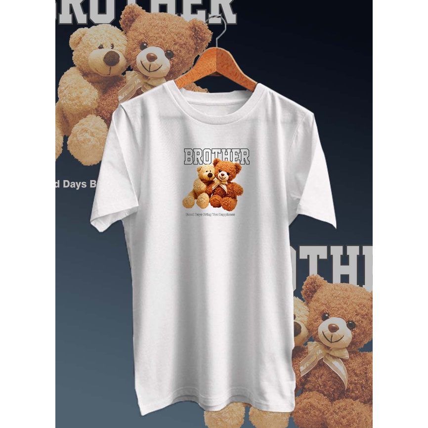 BAJU KAOS DISTRO PRIA DIGITAL PRINT BEAR BROTHER