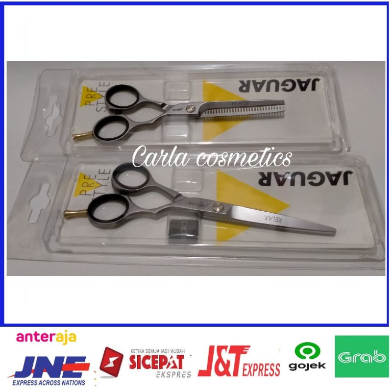 1 set gunting rambut jaguar original gunting rata dan penipis