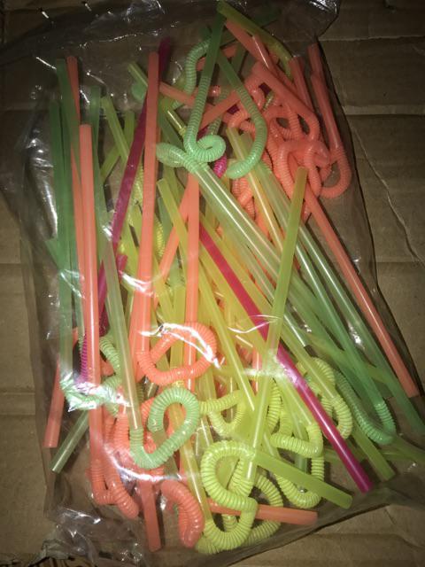 Fun Straw  Funky Straw  Sedotan Spiral  Sedotan Ulir   Isi +- 50 Pcs