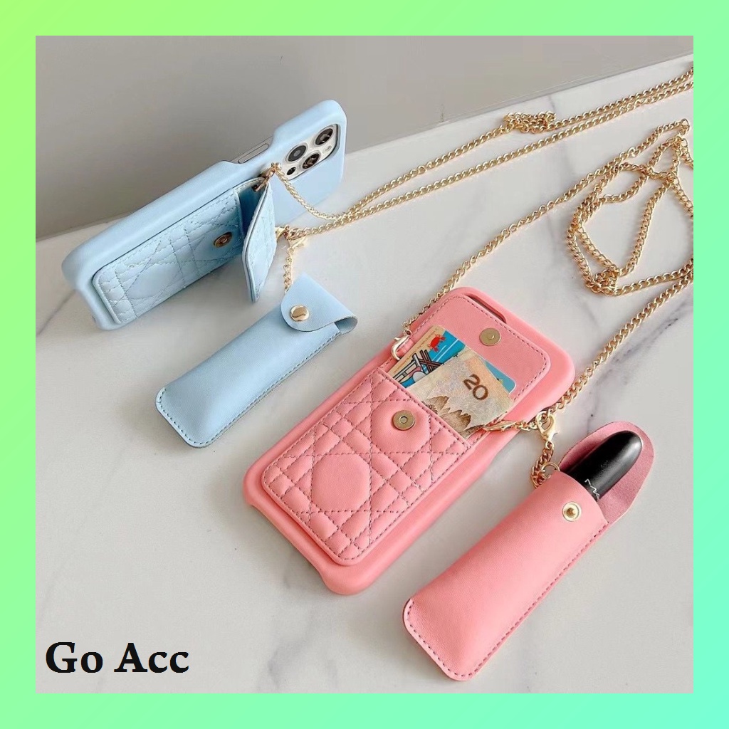 Casing Model Tas FH90 for Iphone 11 Pro Max 12 Pro Max 13 Pro Max lipstick