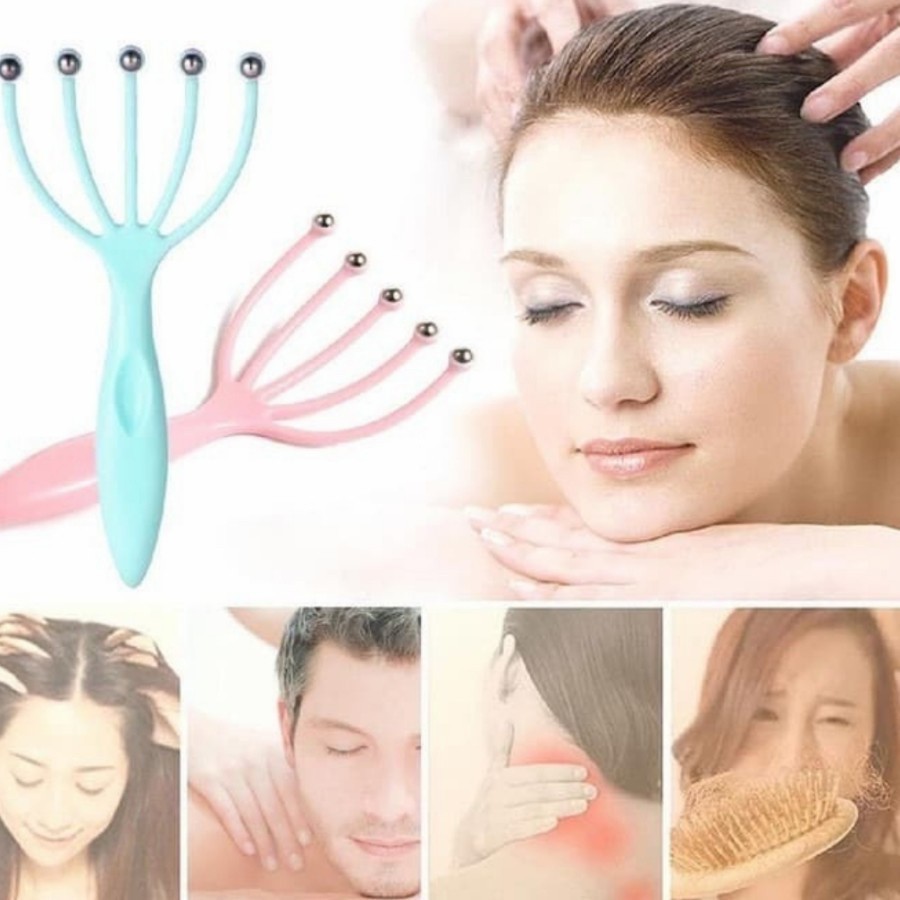 [NEW] Alat Pijat Kepala Head Spa Massager Scalp Alat Refleksi Pemijat Kepala Kaki Tangan Plastik Manual