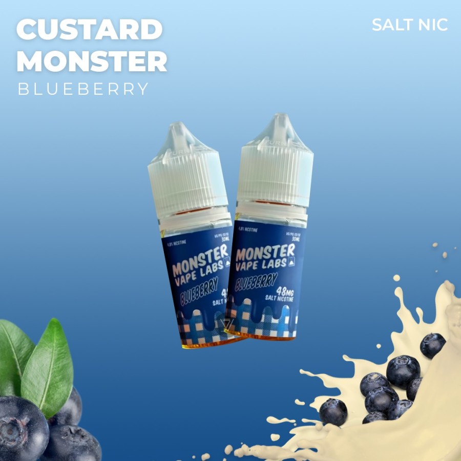 LIQUID MONSTER VAPE LABS BLUEBERRY SALT NIC - BLUEBERRY JAM - 30ML