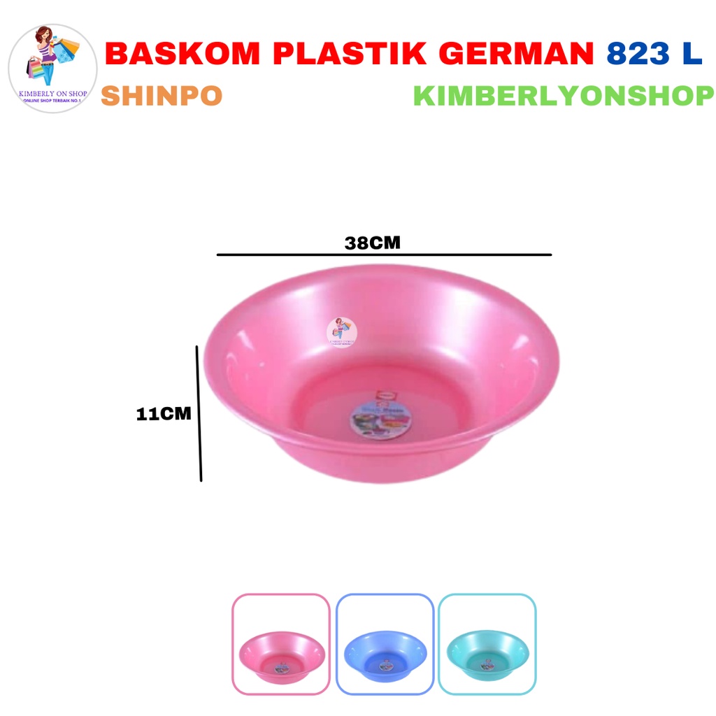 Baskom Plastik German SIP 823 L 8 Liter Shinpo