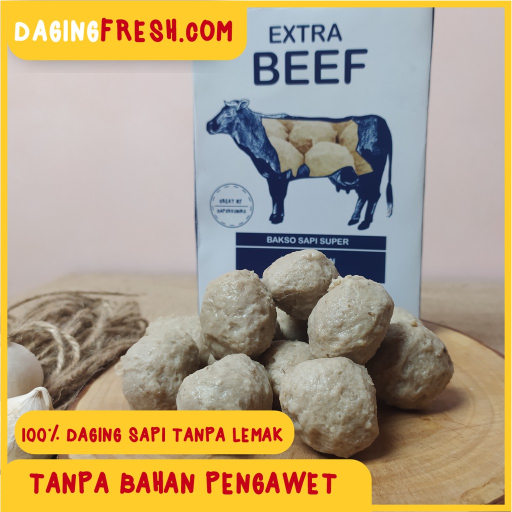 Jual 250 Gr Baso Sapi Tanpa Pengawet Baso Sapi Bakso Sapi Asli