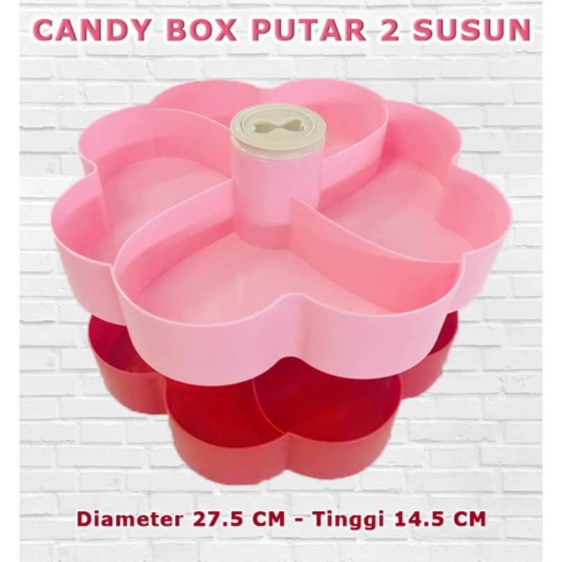 SHENAR! TOPLES BUNGA 2 SUSUN / TOPLES KUE LEBARAN / TOPLES CANDY BUNGA MAWAR PUTAR 2 SUSUN