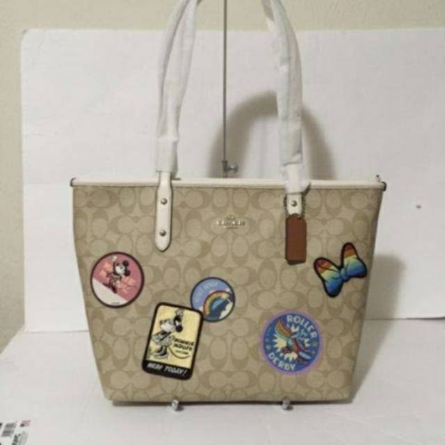 Coach disney tote bag
