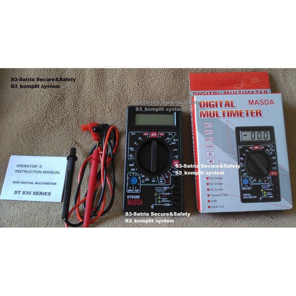DT830D multitester digital buzzer DT 830 D multimeter digital avometer DT830 multi tester 830D
