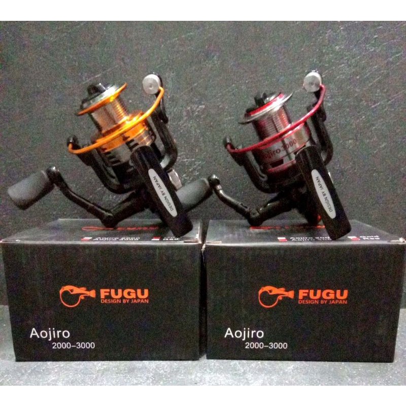 REEL SPINNING FUGU AOJIRO 800-6000 SPOOL ALUMINIUM MURAH