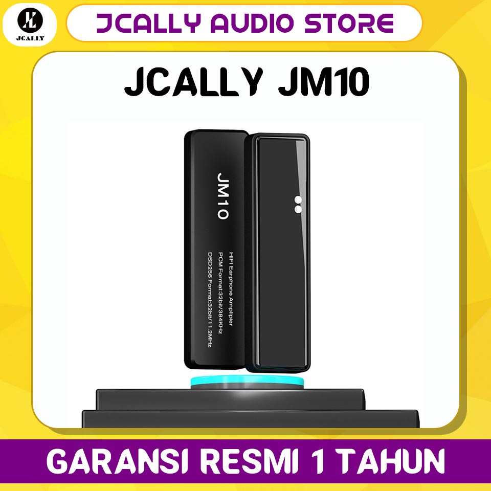 JCALLY JM10 DAC Amplifier HiFi Decoding Cirrus Logic CS43131 DSD256 USB Type C to 3.5mm Lightning US