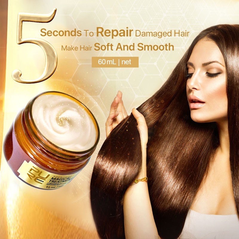 PURC KERATIN Magical Hair / PURC Magical Treatment / hairmask Masker Keratin Rambut Rusak Jadi Lembu