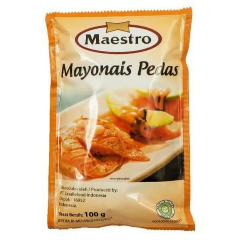 Mayonaise Maestro Original dan pedas 100 gr