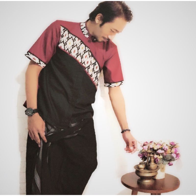 Baju Koko Batik Nusantara Premium Pride Dahabah 03
