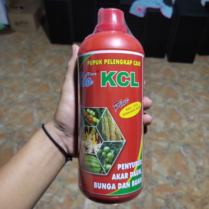 Jual Pupuk Pelengkap Cair Bio Flora KCL (plus GA3:21% Gibrelin Acid ...