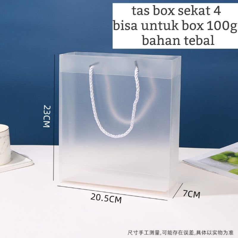 PAPER BAG PVC TRANSPARANT DOVE / KANTONG MIKA POLOS IMPORT BEST SELLER