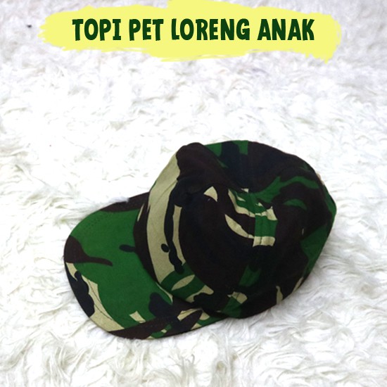 Topi Loreng Anak Topi Pet Loreng Anak Topi Tactical Anak