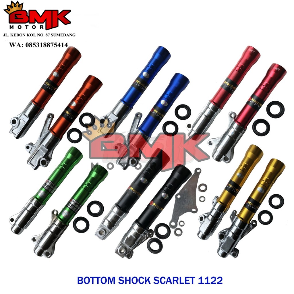 Scarlet Racing As Shock Depan Beat Vario Bottom Shock 1122
