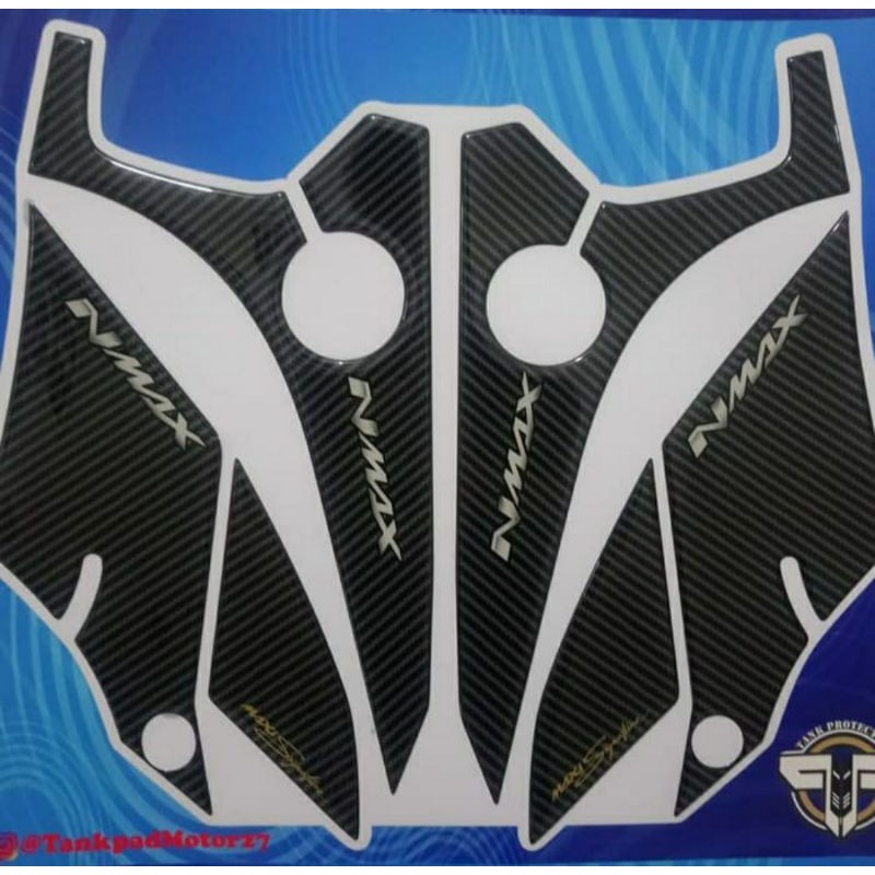 Sticker Stiker Timbul Resin Body Samping Yamaha Nmax 155 2020