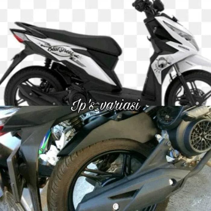 Hugger beat street spakbor kolong beat street aksesoris motor beat