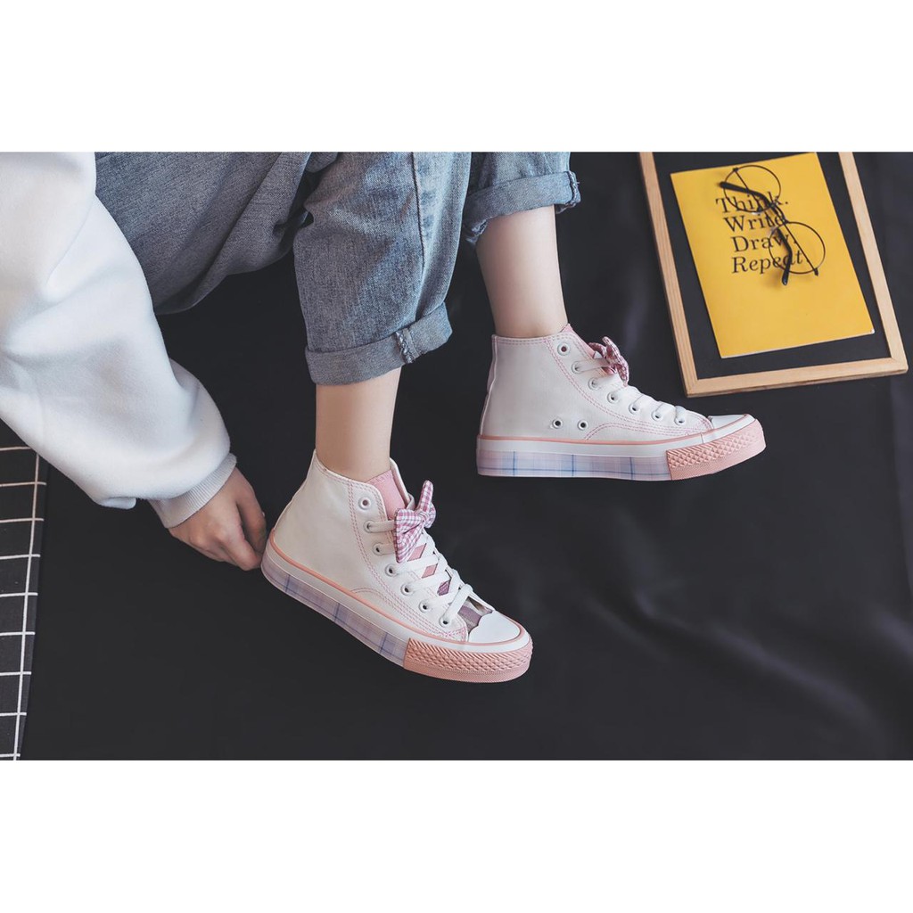 [GROSIR][COD] SEVEN_DAY SEPATU SNEAKERS WANITA KOREA IMPORT CASUAL KANVAS SHOES FQ-50