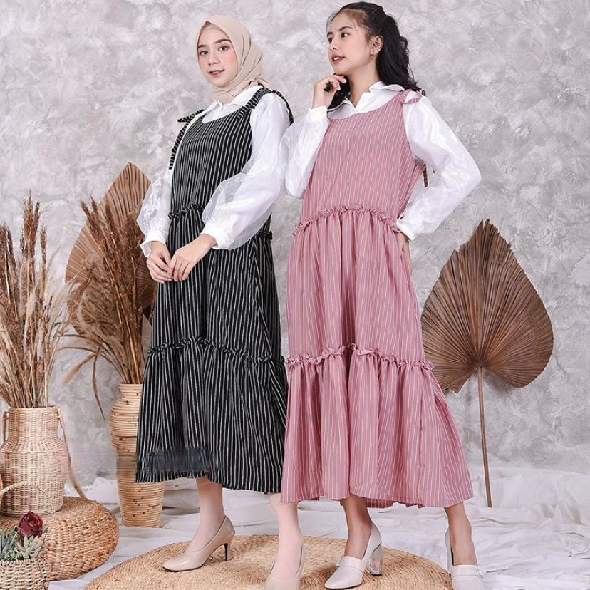   Overall  Dress  Salur Rara Shopee  Indonesia