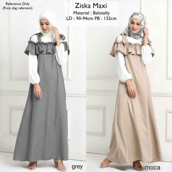 Busana Muslim Ziska Maxi Koleksi Terbaru