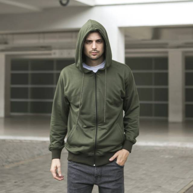 JAKET HOODIE PRIA LIVEHAF CEZIP TERRY JACKET ORIGINAL BERKUALITAS