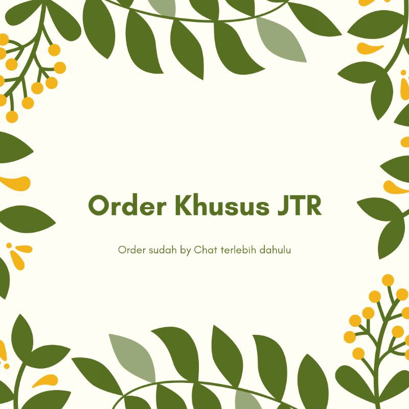 

ORDER RESELLER KHUSUS JTR