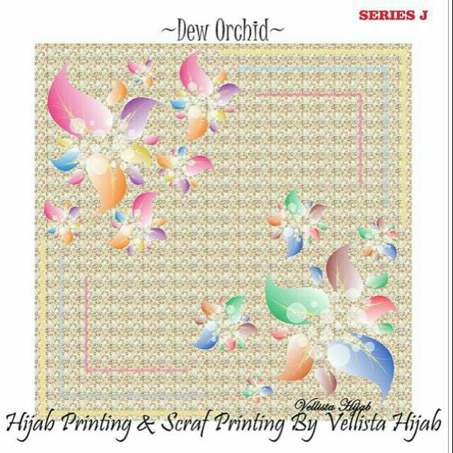 

[Dew Orchid J] Hijab Printing / Scraf Printing / Kado Wisuda / Kado Ulangtahun / Kado Anniversary